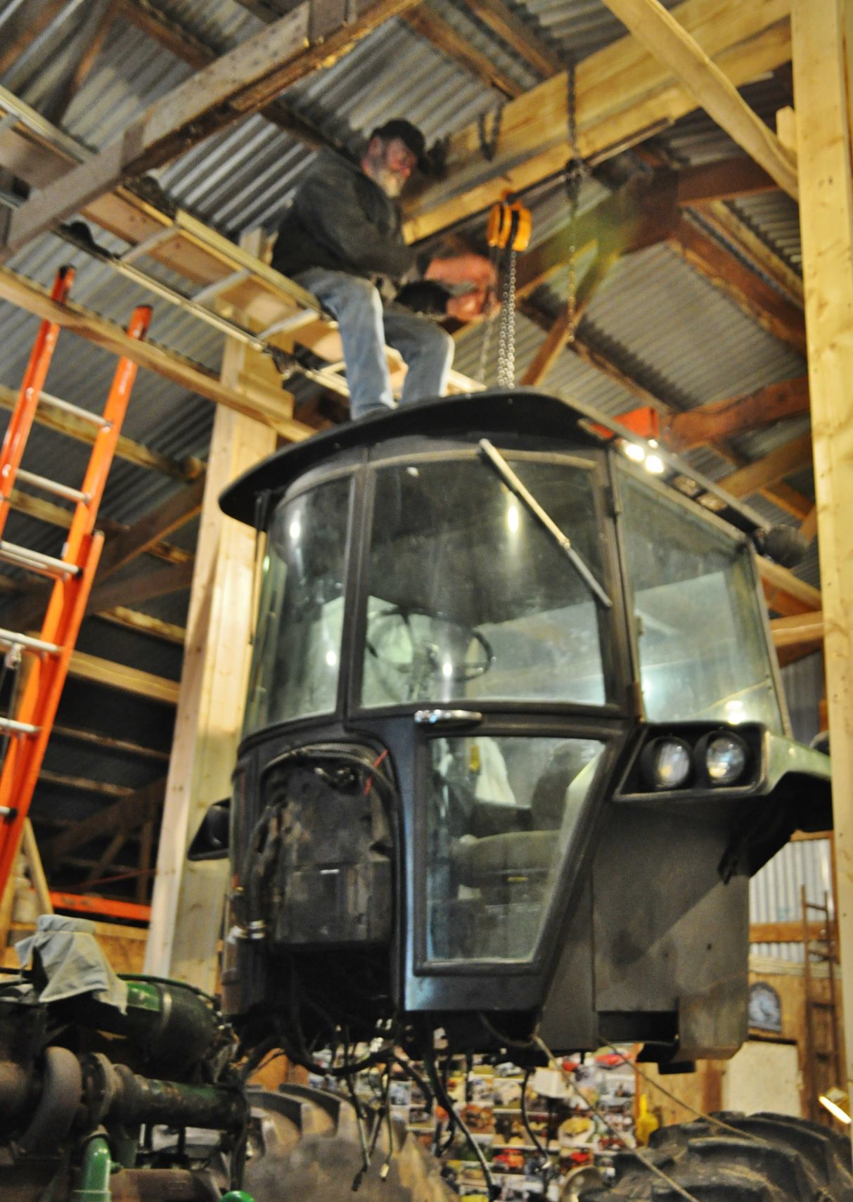 Tractor cab replaced